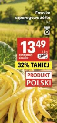 Fasolka szparagowa żółta