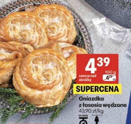 Gniazdka z łososia wędzone
