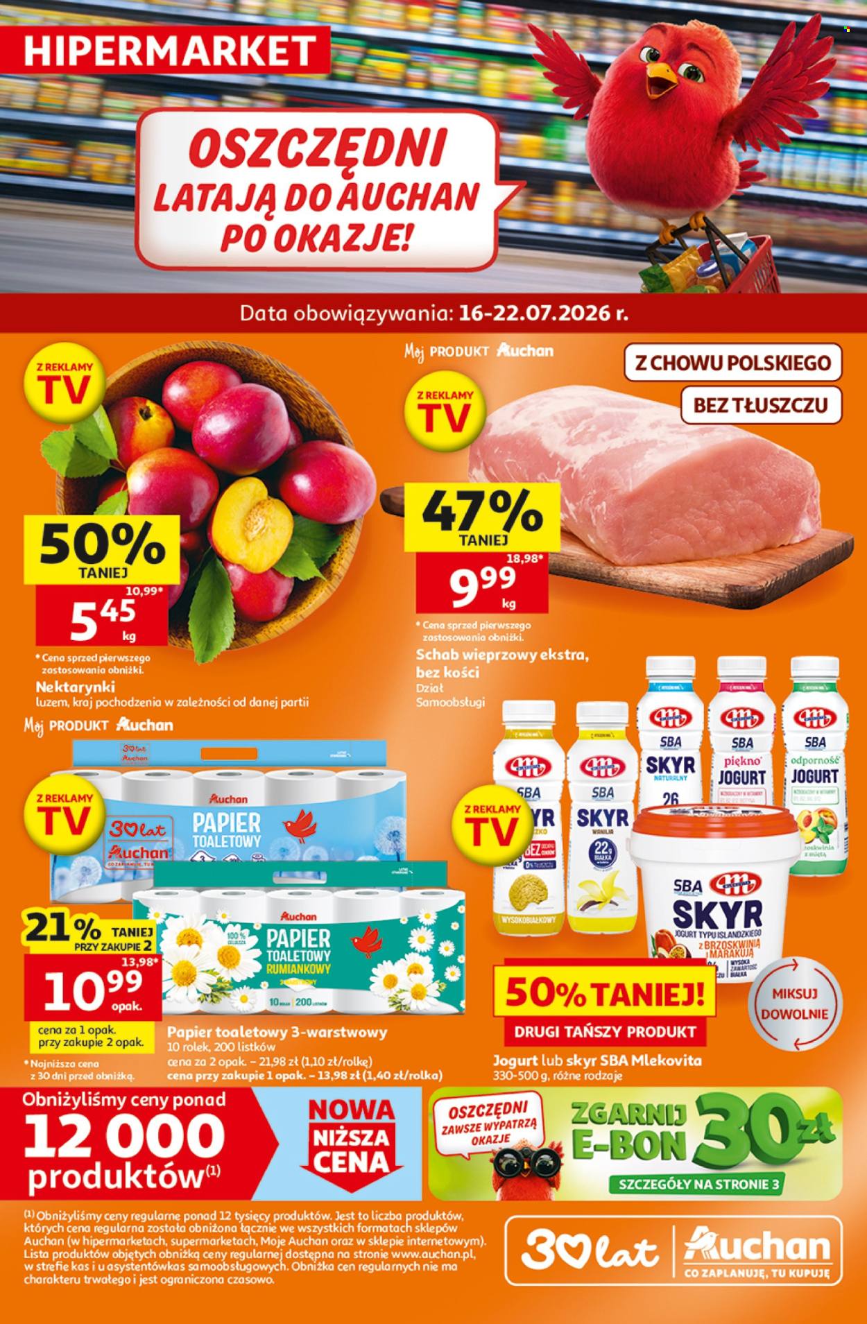 Gazetka Auchan - 16.7.2026. - 22.7.2026.. Strona 1