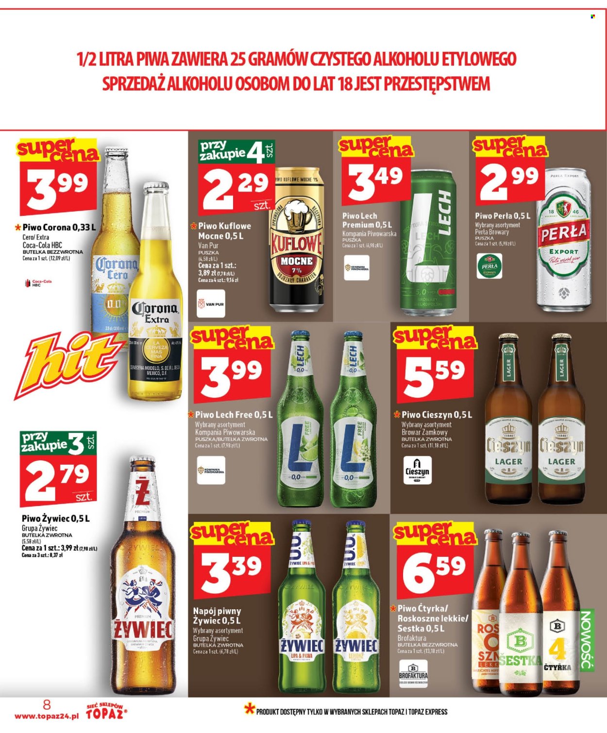 Gazetka Topaz - 16.7.2026. - 22.7.2026.. Strona 8
