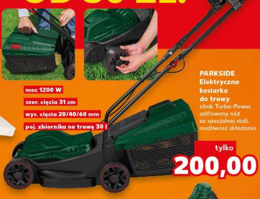 PARKSIDE Elektryczna kosiarka do trawy