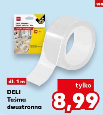 DELI Taśma dwustronna