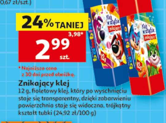 Znikający klej