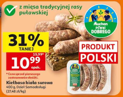 Kiełbasa biała surowa
