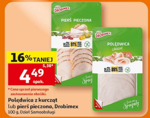 Poledwica z kurcząt lub pierś pieczona, Drobimex