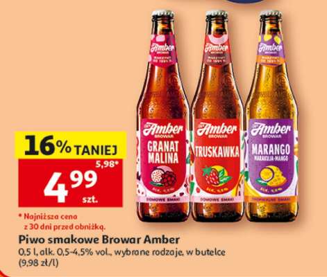 Piwo smakowe Browar Amber