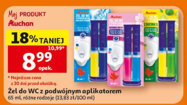 Żel do WC z podwójnym aplikatorem