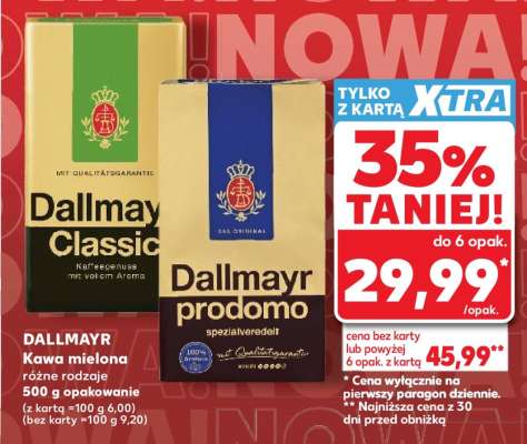 DALLMAYR Kawa mielona różne rodzaje 500 g opakowanie