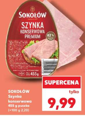SOKOŁÓW Szynka konserwowa 455 g puszka