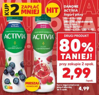 DANONE ACTIVIA Jogurt pitny