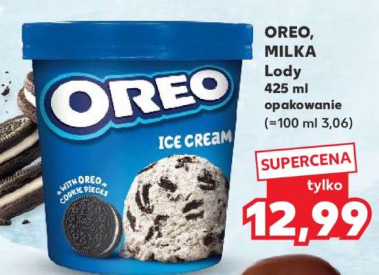 OREO, MILKA Lody