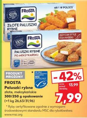 FROSTA Paluszki rybne złote, meksykańskie