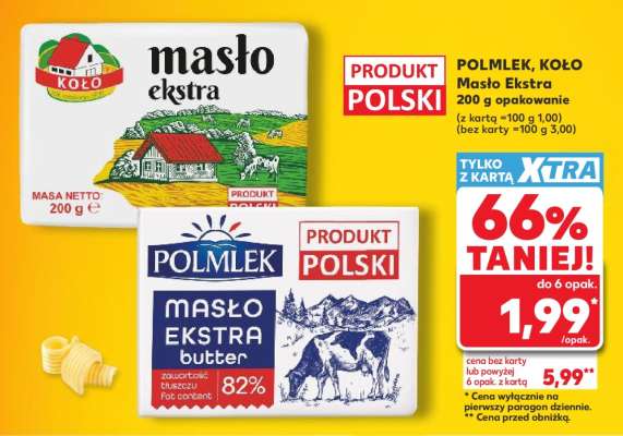 POLMLEK, KOŁO Masło Ekstra