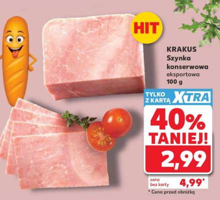 KRAKUS Szynka konserwowa eksportowa 100 g