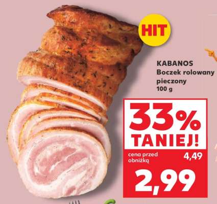 KABANOS Boczek rolowany pieczony 100 g