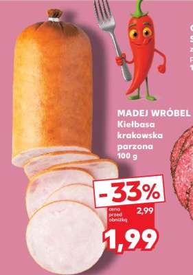 Kiełbasa krakowska parzona*