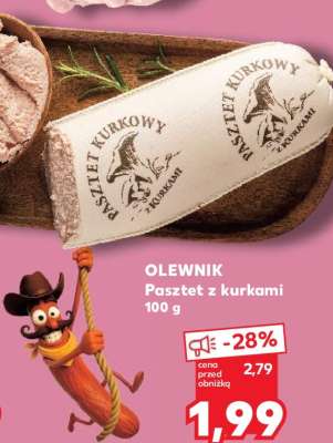 OLEWNIK Pasztet z kurkami 100 g