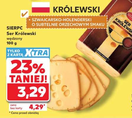 SIERPC Ser Królewski wędzony 100 g