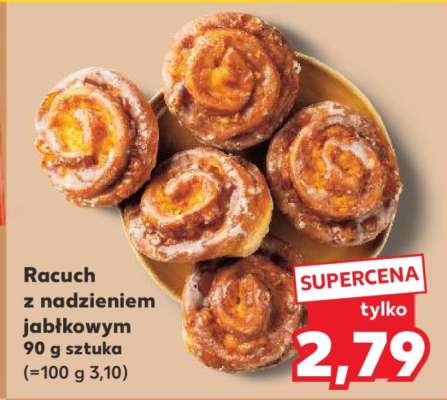 Racuch z nadzieniem jabłkowym