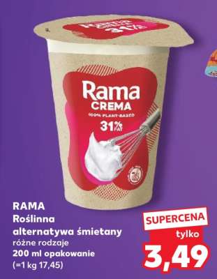 RAMA Roślinna alternatywa śmietany