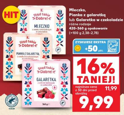 Mleczko, Pianka z galaretką lub Galaretka w czekoladzie