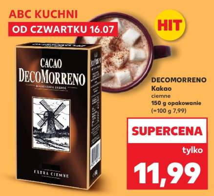 DECOMORRENO Kakao ciemne 150 g opakowanie