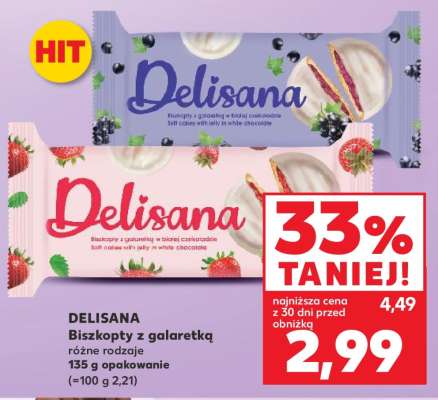 DELISANA Biszkopty z galaretką