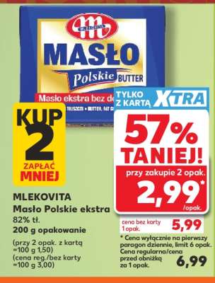 MLEKOVITA Masło Polskie ekstra 82% tł.