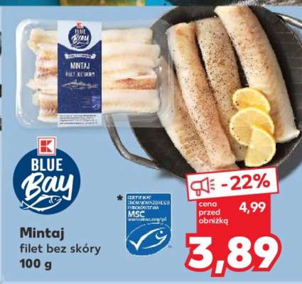 Mintaj filet bez skóry 100 g
