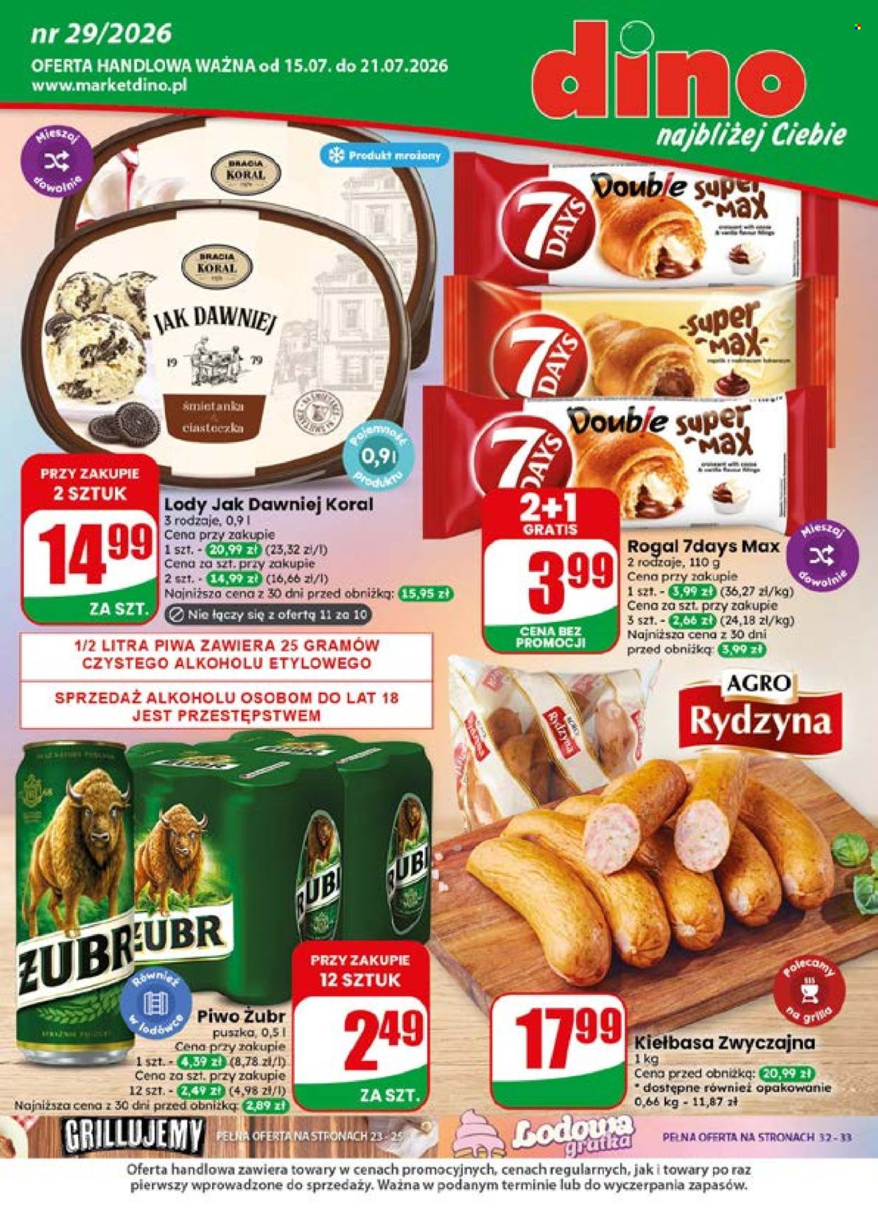 Gazetka Dino - 15.7.2026. - 21.7.2026.. Strona 1