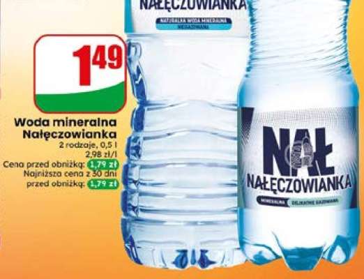 Woda mineralna NAŁĘCZOWIANKA