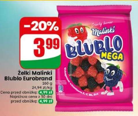 żelki malinki Blublo Eurobrand