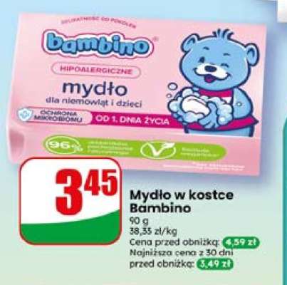 Mydło w kostce Bambino
