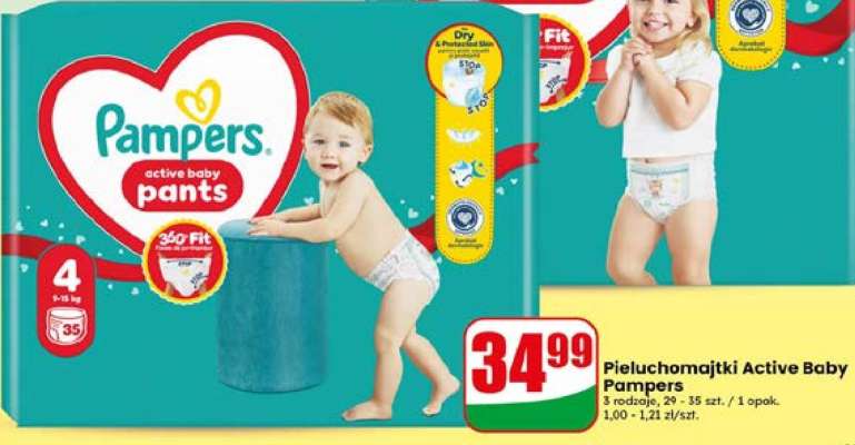 Pieluchomajtki Active Baby Pampers