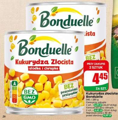 Kukurydza złocista Bonduelle