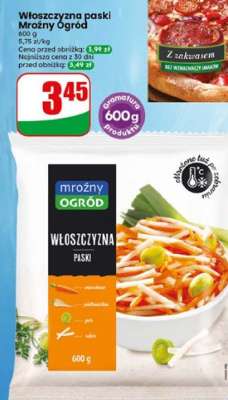 Włoszczyzna paski Mroźny Ogród