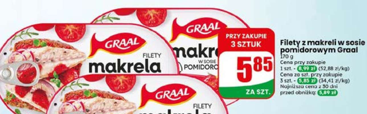 Filety z makreli w sosie pomidorowym Graal