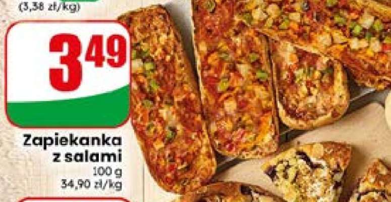 Zapiekanka z salami