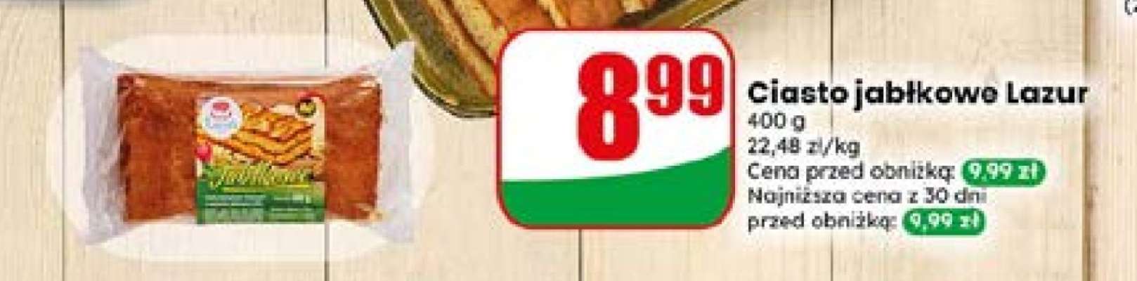 Ciasto jabłkowe Lazur