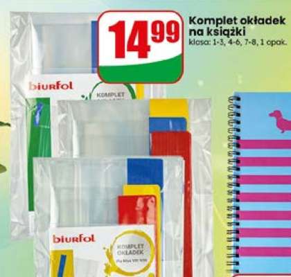 Komplet okładek na książki