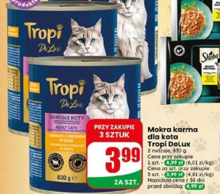 Mokra karma dla kota Tropi DeLux
