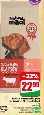 Sucha karma dla psa wołowina Natural Meal