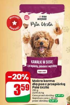 Mokra karma dla psa z przepiórką Psia Uczta