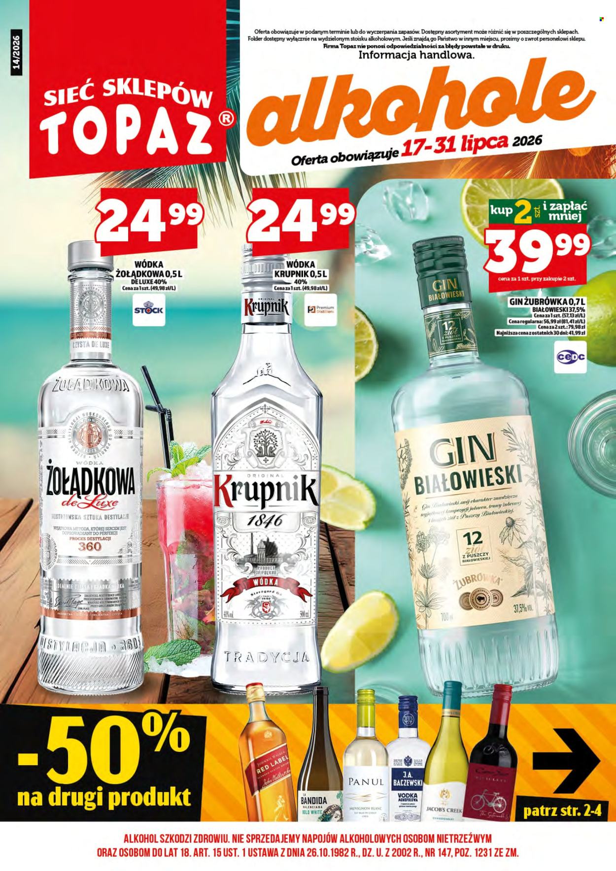 Gazetka Topaz - 17.7.2026. - 31.7.2026.. Strona 3