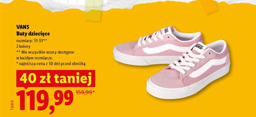 VANS Buty dziecięce
