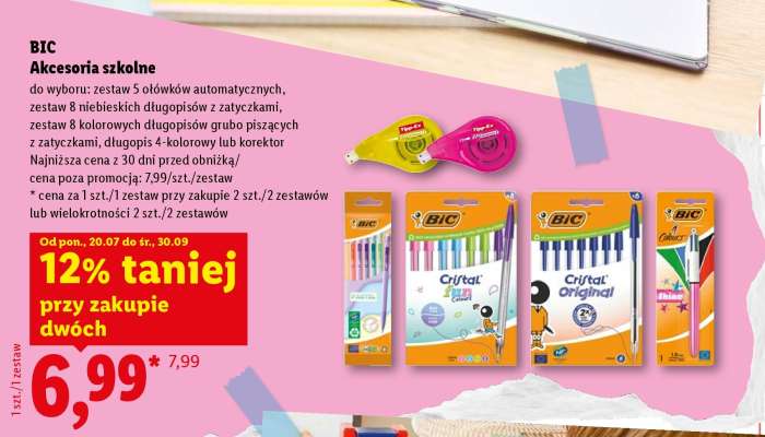 BIC Akcesoria szkolne
