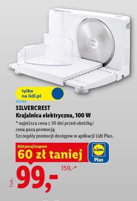 SILVERCREST Krajalnica elektryczna, 100 W