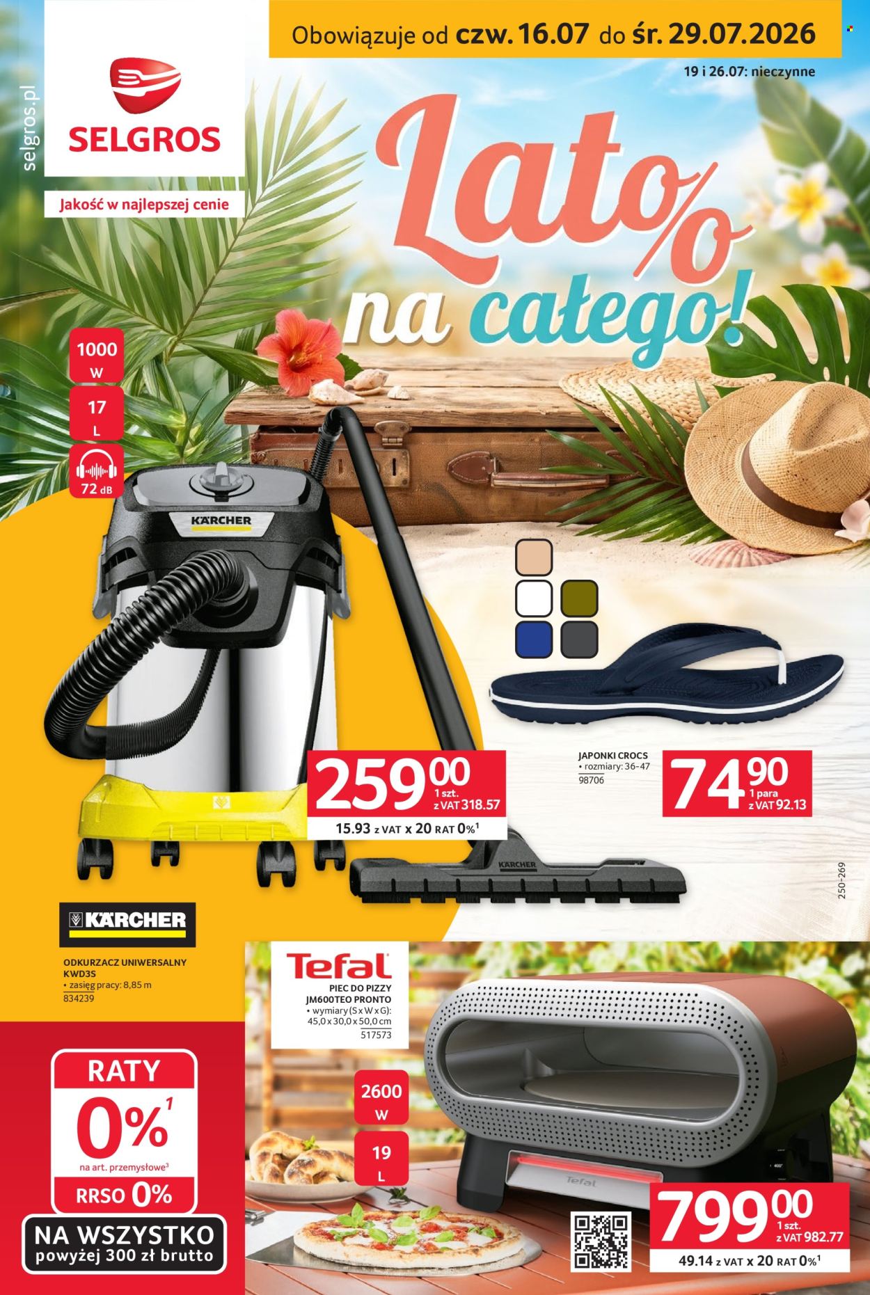 Gazetka Selgros - 16.7.2026. - 29.7.2026.. Strona 1