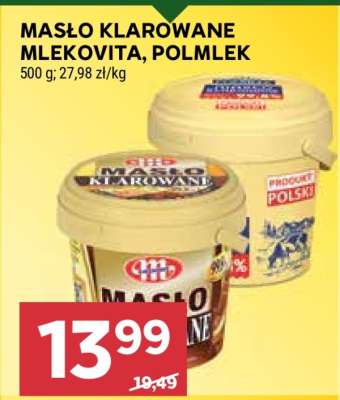 Masło klarowane Mlekovita, Polmlek