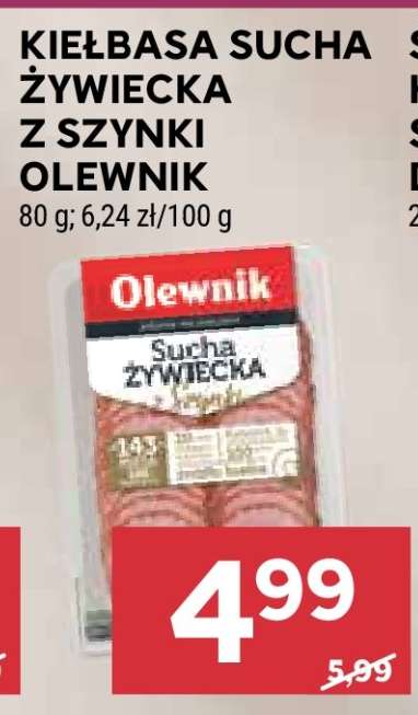 Kiełbasa Sucha Żywiecka z Szynki Olewnik